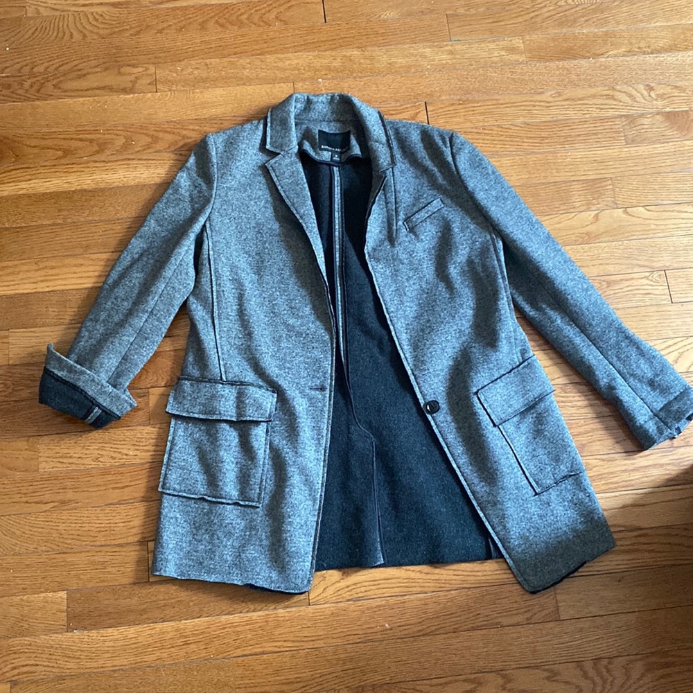 Banana Republic Gray Blazer Jacket